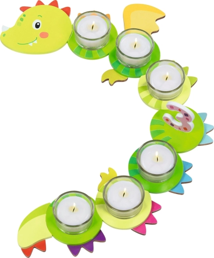 6 glass holders for tealight candles