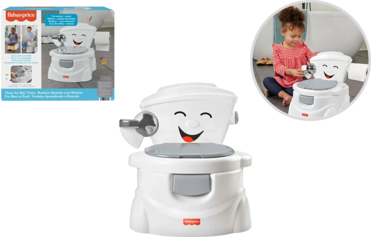 Fisher-Price interaktīvs bērnu podiņš tualetes formā ar skaņām