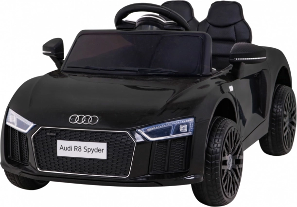 Bērnu elektriskais auto AUDI R8 Spyder – melns