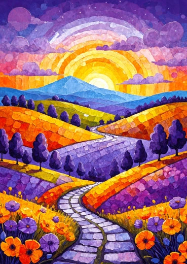 Enjoy Puzzle Path to the Light 1000 Pieces