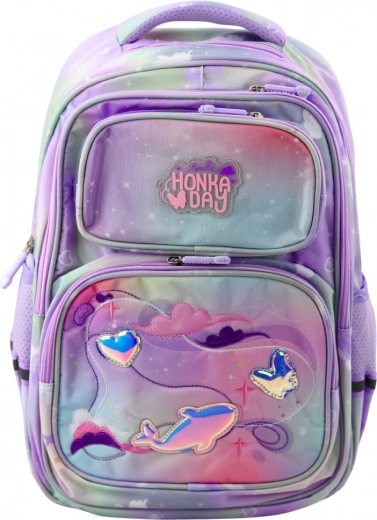 Pastel School Backpack with Chest Strap 20L