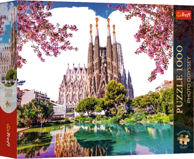 Puzle 1000 gabali Photo Odyssey: Sagrada Família, Barselona – Trefl