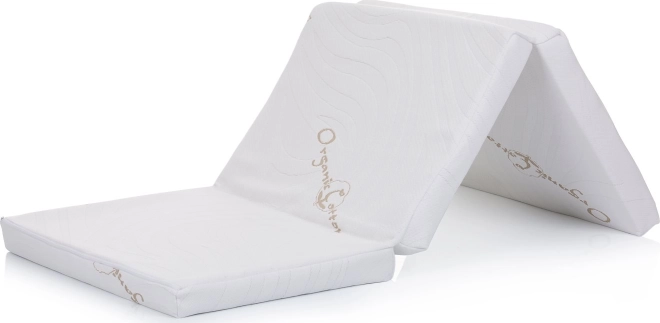Salokāms bērnu matracis 120 × 60 cm no organiskās kokvilnas Chipolino
