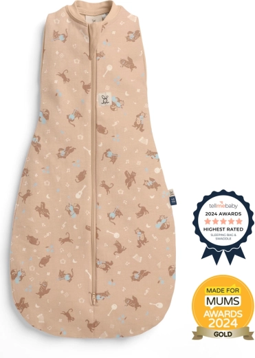 ErgoPouch swaddle and sleeping bag 2-in-1 Cocoon Melody, 3–6 months, 1.0 TOG