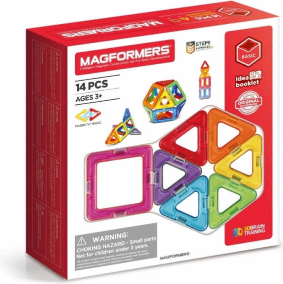Magnētiskais konstruktors Magformers 14 detaļas