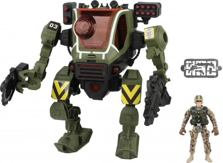 Kaujas robots meha ar efektiem 26 cm
