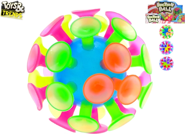Suction Cup Ball 10 cm for Kids