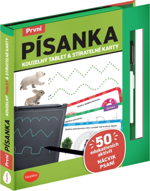Magic Tablet and Wipe-Clean Cards for First Counting – First Handwriting Practice Book