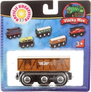 Maxim wooden enclosed freight wagon