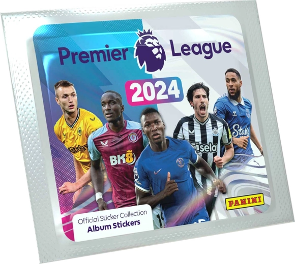 Panini Premier League 2024 kolekcionējamas uzlīmes – paciņa 5 gab.