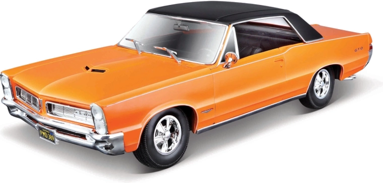Maisto 1965 Pontiac GTO Hurst Edition orange 1:18 model car