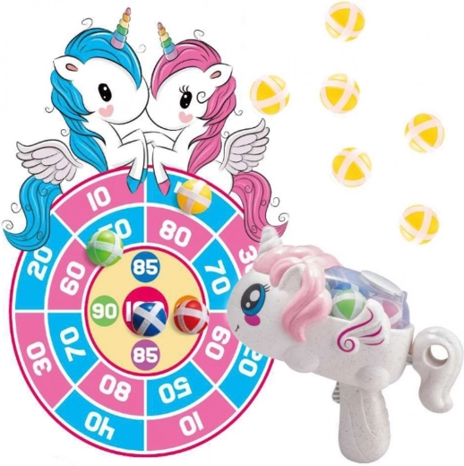 Woopie 2-in-1 šautriņu spēle bērniem Vienradzis