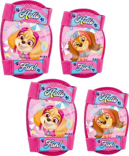 Kids’ set of knee and elbow pads Paw Patrol girls - 4 pcs