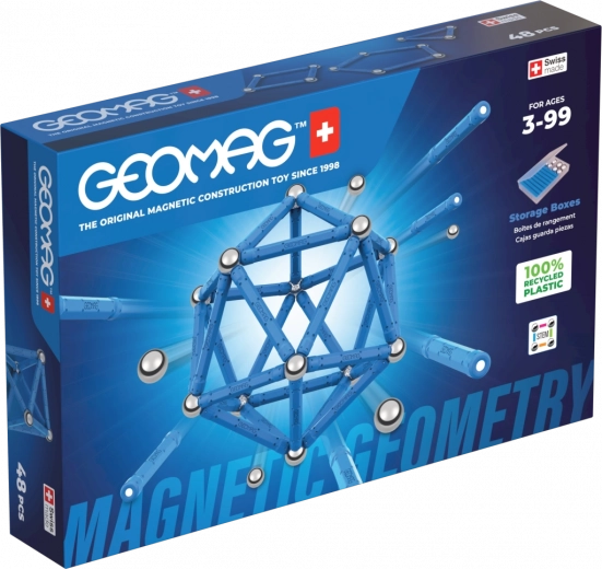 Magnētiskais konstruktors Geomag Geometry 48 detaļas