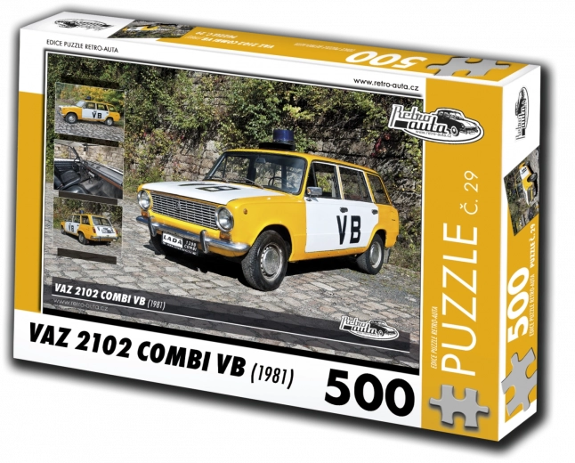 Puļl2e Retro-auto VAZ 2102 Combi VB 500 detaļas