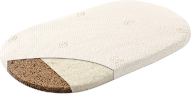 Träumeland dabīga matracīte grozam Naturwölkchen 70 × 37 cm