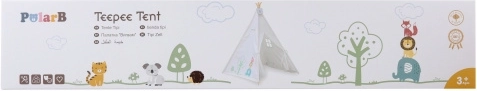 Bērnu tipi telts POLARB spēlēm mājās un dārzā