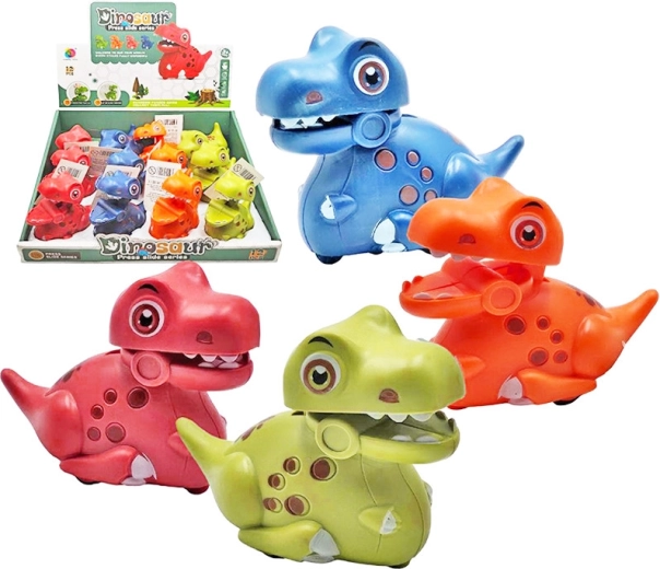 Wind-up walking dinosaur toy