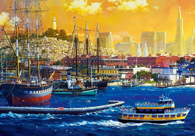 Puzle Sanfrancisko osta 500 gabali