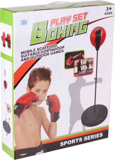 Children's boxing set with adjustable height up to 105 cm