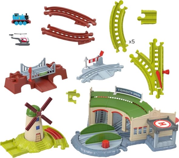 Thomas and Harold the helicopter for adventures on the ground and in the air