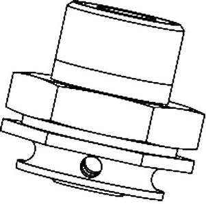 JAMARA riteņu adapteri 17/12 mm BL8 (4 gab.)