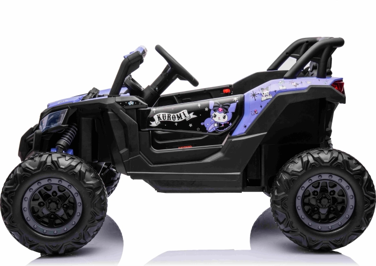 Bērnu elektriskais auto buggy 4x4 KUROMI – violets