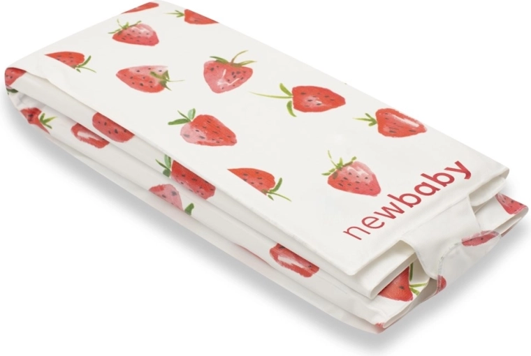 Ceļojumu pārtinamais paklājiņš New Baby Basic Strawberry