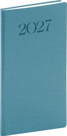 Notique pocket diary Biella 2027 blue 9 x 15.5 cm
