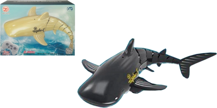 Radio-controlled floating whale with 2.4 GHz remote control