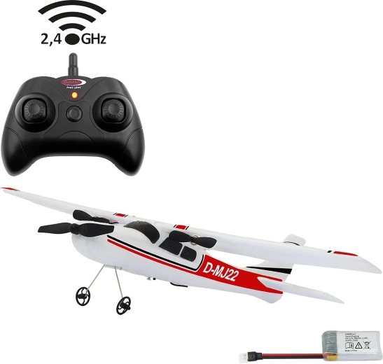 RC lidmašīna JAMARA Cessna 182 ar žiroskopu un 2,4 GHz vadību