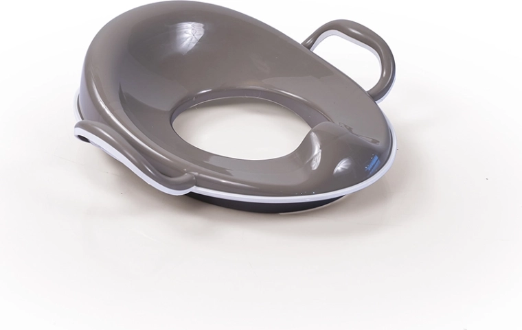 Non-slip children's toilet seat, gray