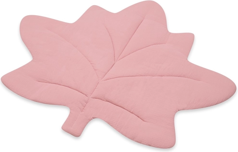 Muslīna rotaļu sega New Baby Maple Leaf rozā