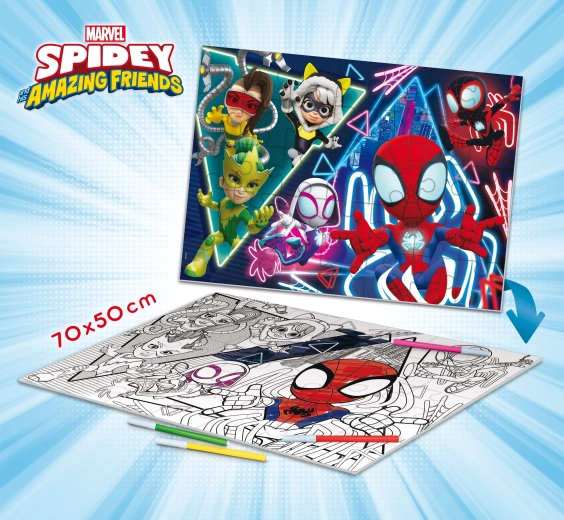 Spider-man Spidey Maxi grīdas puzle 70x50 cm