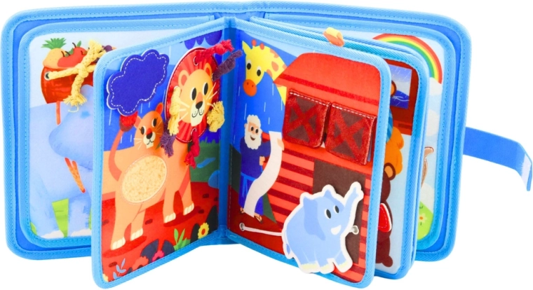 Interactive elements that develop the senses and motor skills