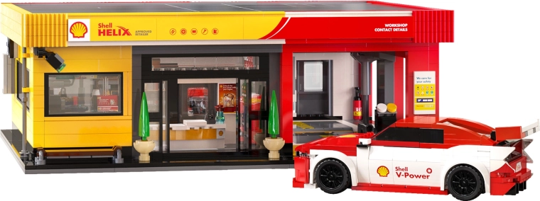 Authentic Shell service station