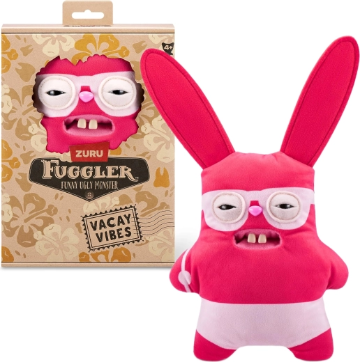 Plīša rotaļlieta Fuggler Vacay Vibes Rabid Rabbit, 22 cm