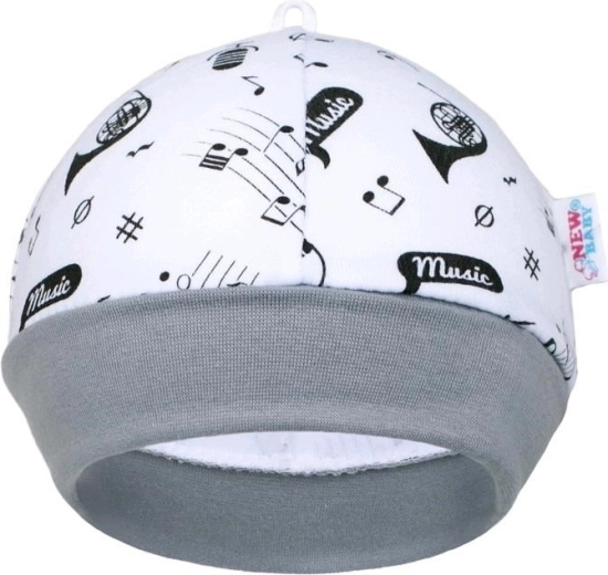 Bērnu kokvilnas cepurīte NEW BABY Music