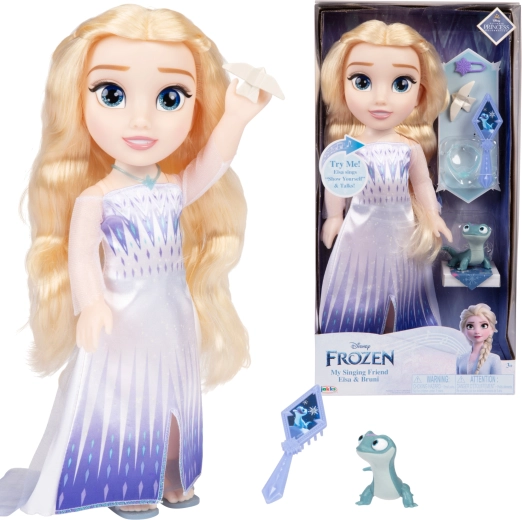 Dziedošā lelle DISNEY PRINCESS Elsa Frozen 35 cm ar piederumiem
