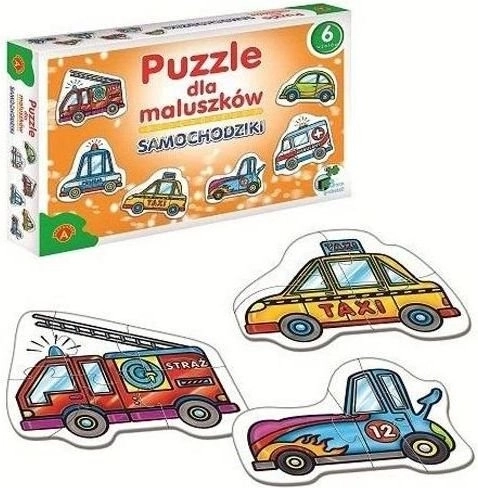 ALEXANDER Baby Puzzle Cars 6-in-1 (2–7 pieces)
