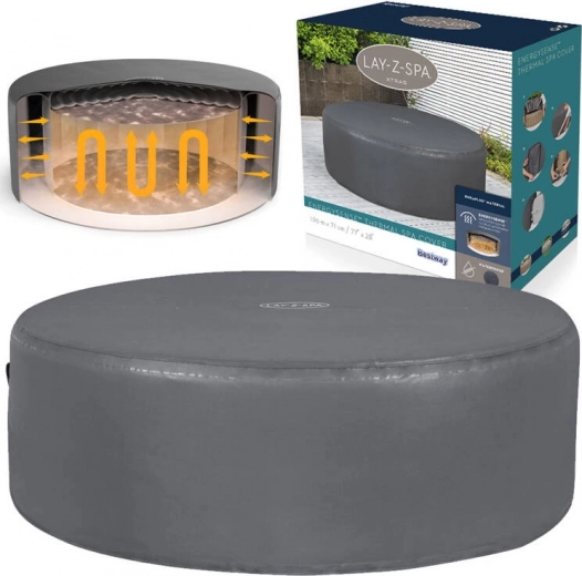 Lay‑Z‑Spa EnergySense Plus termiskais pārsegs burbuļvannai 196 cm