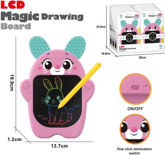 Drawing LCD tablet bunny 18.9 × 13.7 cm