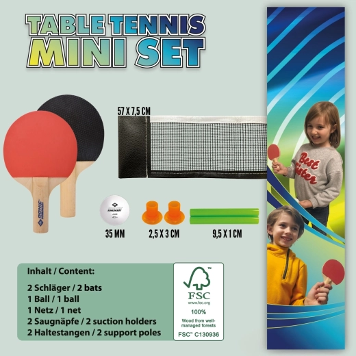 Donic-Schildkröt mini table tennis set
