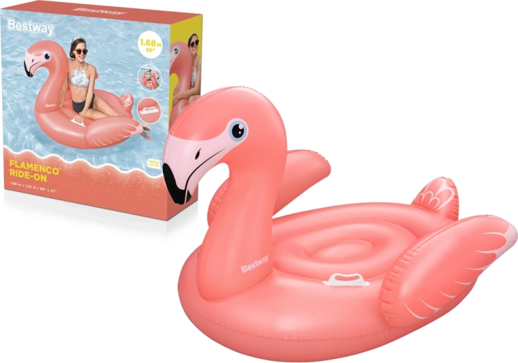 Piepūšams flamingo 168 x 120 cm Bestway