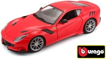 Bburago metāla modelis Ferrari F12 TDF sarkans 1:24