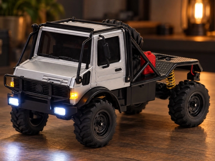 LED lighting controlled from the transmitter