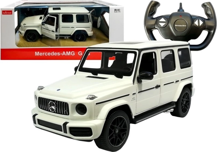 Rastar RC MERCEDES-AMG G63 1:14 balts – tālvadības modelis