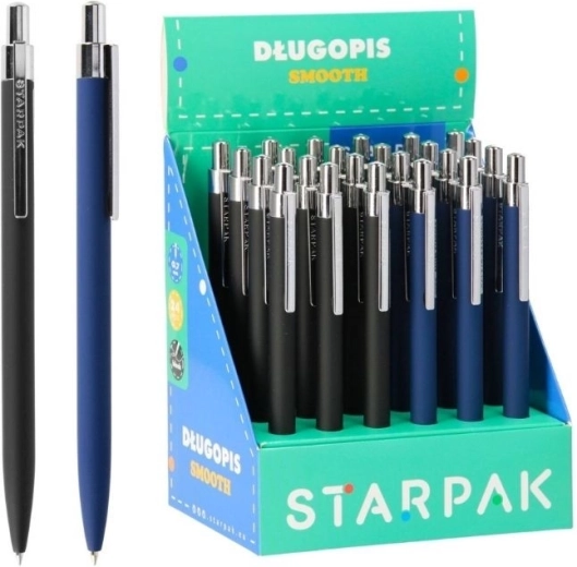 Metāla lodīšu pildspalva Smooth 0,7 mm – 1 gab.