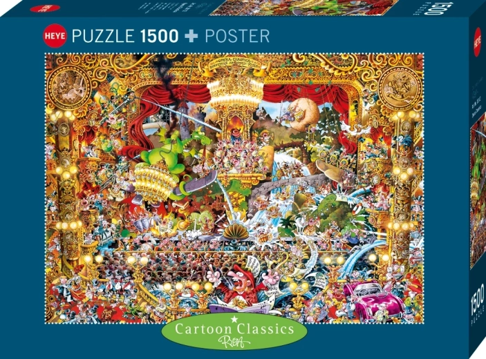 Heye puzle Cartoon Classics: Haotiskā opera, 1500 detaļas