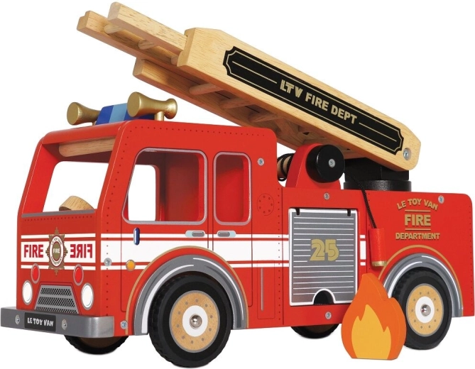Wooden Fire Engine with Figurines Le Toy Van